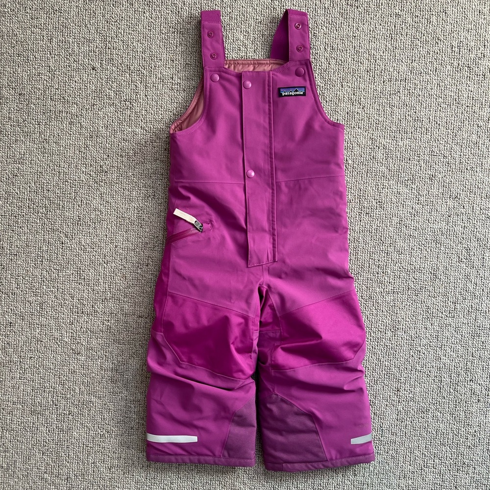 Patagonia 2T Magenta Snow Bib Overalls